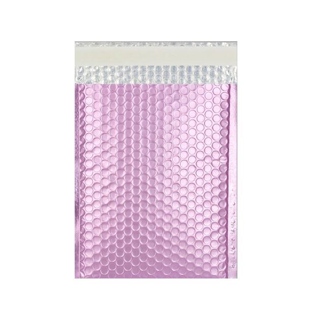 Lilac Matt Metallic Bubble Bags Pocket Peel and Seal