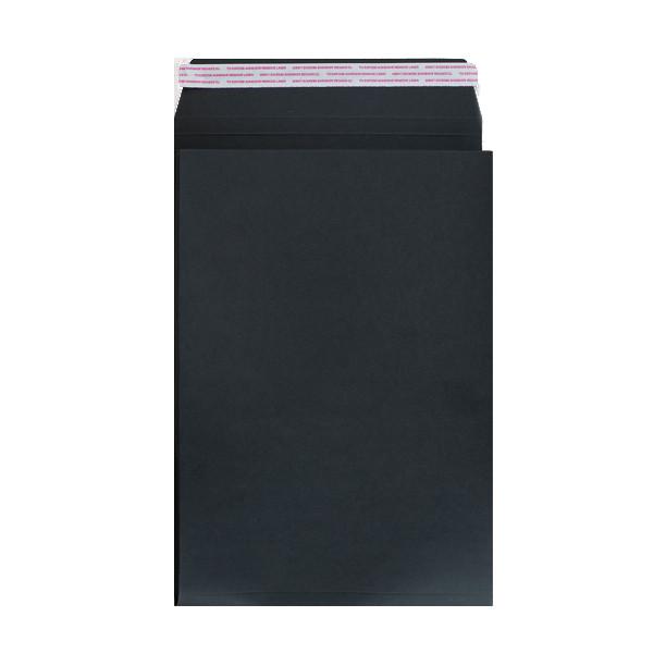 Black Gusset Pocket Peel & Seal